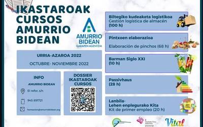 Amurrio Bideanek urteko azken hiruhilekoan emango diren prestakuntza-ekintza berriak antolatu ditu