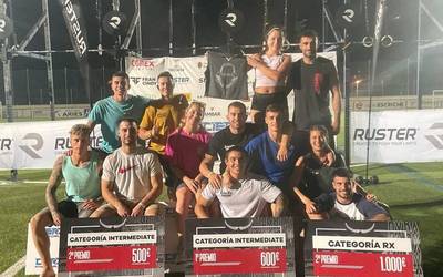 Ander Pablos eta Ander Matas azkoitiarrak nagusi beren mailan, taldekako Cierzo Fitness Challenge txapelketan