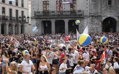 Giro beroarekin lehertu da festa Laudion