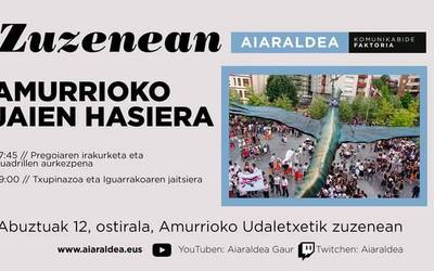 Amurrioko jaien hasiera, hemen ikusgai