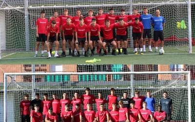 Zumaiako futbol taldeko jubenilek hasi dute 2022-2023 aurredenboraldia