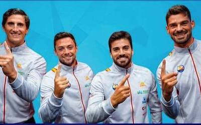 Iñigo Peña Europako txapeldunorde K4 1.000 metrotan