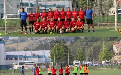 Zumaiako Futbol Taldeko neskek hasi dute 2022-2023 aurredenboraldia