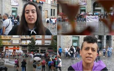 "Erasotzaileak ez dira gure jai eta espazioetan berriro ere sartuko, erantzunik gabe"