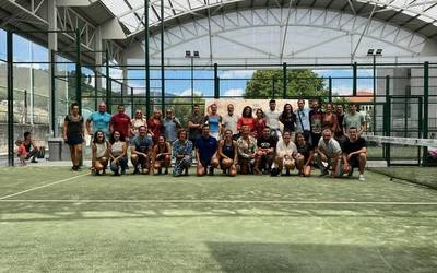 Asier Motriko eta Angi Andreou bikoteak irabazi du Laudioko jaietako I. Padel Torneoa