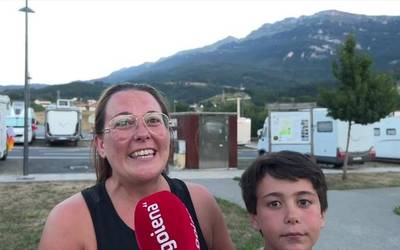 "Gustura eta eskertuta" dira turistak Oñatiko autokarabana gunearekin