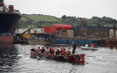 Arratsaldeko sailkatze estropadan, hemeretzigarren irtengo da Zumaia