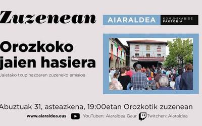 [ZUZENEAN] Ikusi Orozkoko txupinazoa balkoitik hemen
