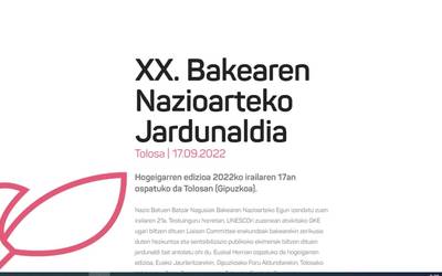 Bakearen Nazioarteko Jardunaldirako gonbidapenak  eskuragai daude