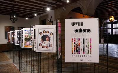 “Urrup & Eukene. Kartelak” erakusketa Irailaren 15etik urriaren  8ra arte Barrenan