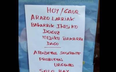 Berrizko pentsionistek osasun zentroko mediku falta salatu dute