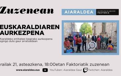Euskaraldiaren Aiaraldeko aurkezpena, hemen ikusgai