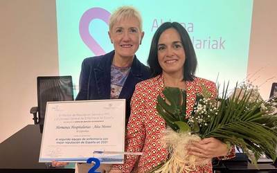 Aita Menni Ospitaleko Erizaintza Zuzendaritza saritu dute, haren ospeagatik