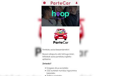 Beasaingo Udalak eta Hoop Carpool enpresak ParteCar ekimena jarri dute martxan