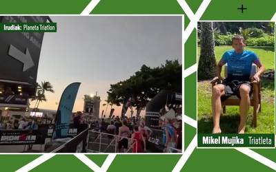 Mikel Mujikak 9 ordu baino gutxiagoan egin du Hawaiiko ironmana