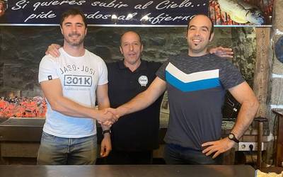 Herri kiroletako apustua egin dute Beñat Amadek eta Eneko Bilbaok