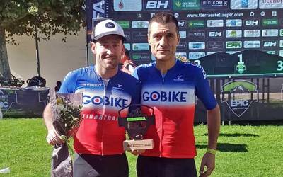 Lariz eta Gorosabel aurreneko postuetan sailkatu dira Tierra Estella Epic BTT proban