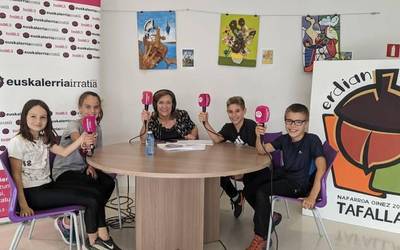 Tafallako Ikastolako ikasleak: "Nafarroa Oinezen jokoak dira onena"