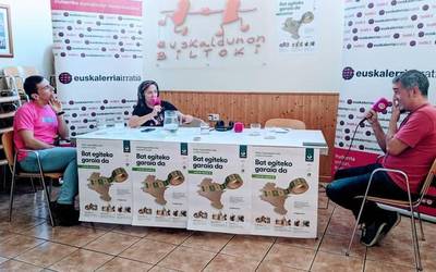Endika Legarra (Biltoki): "Txantrean euskarak arnasgunea izan zezan sortu zen elkartea, 20 urte pasata, Iruñerri osoarentzako egiten dugu lan"