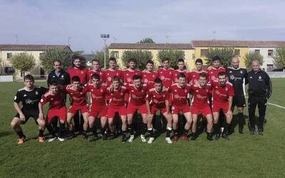 Kopako aurrekanporaketa gainditu du Baztan futbol talde nagusiak