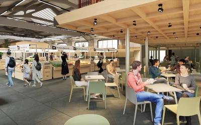 Durangoko merkatu plaza berriak kultur ikuskizunetarako anfiteatroa eta ostalaritza lokala izango ditu ekoizleen guneez gainera