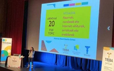 Teknologiaren erabilera arduratsuari buruzko hitzaldia egingo du Rakel Gamitok