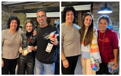 Ozkarbi elkartearen mahai-futbol txapelketan irabazleak izan dira Paule Leanizbarrutia-June Cantabrana,  eta Maia eta Oxel Erostarbe