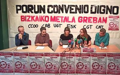 Grebara joko du Bizkaiko metalgintzak berriz ere, oraingoan astebetez