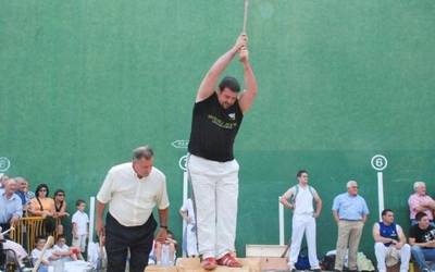Euskadiko bigarren mailako aizkolari txapelketaren finalean ariko da Patxi Mindegia