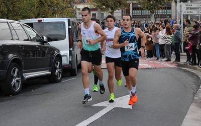Azkoitian eta Donostian aritu dira lasterka Azkoitriko kideak