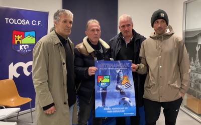 Abenduak 10ean beteranoen partiduaz gain,  jai eguna ospatuko dute Tolosa CFn