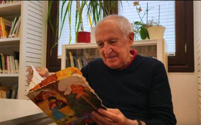 Euskal Idazleen Elkarteak Anjel Lertxundiren haurtzaroaz egindako bideoa