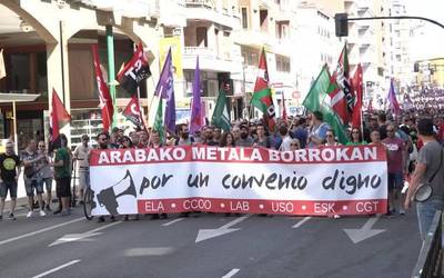 Hitzarmen berria sinatu dute Arabako metalean