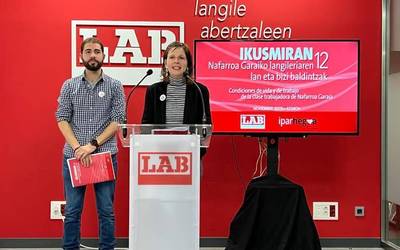 Nafarroako bi langiletik bat prekaritate egoeran bizi dela salatu du LABek