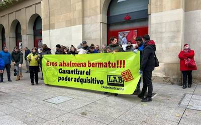Enplegu publiko duina aldarrikatu du LABek