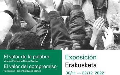 La Casonak harrera egingo dio abenduaren 22ra arte 'Buesa, hitzaren balioa, konpromisoaren balioa' erakusketari