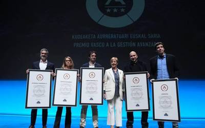 Talleres Arrietak Kudeaketa Aurreratuaren brontzezko saria jaso du