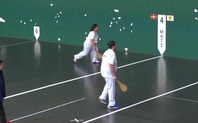 Euskal Pilota Egokituko Txapelketako bigarren  jardunaldia jokatu dute