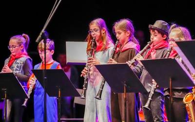 Inauterietako kontzertua eskaini du Arrasate Musikalek Amaia Antzokian