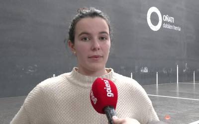 Uxue Oses: "Presio gabe, laster hasiko den Master Cup-erako ilusioz nago"
