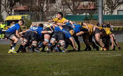 Getxo Rugby taldeari igotzeko aukerak murriztu zaizkio Sant Cugaten aurka galdu ostean