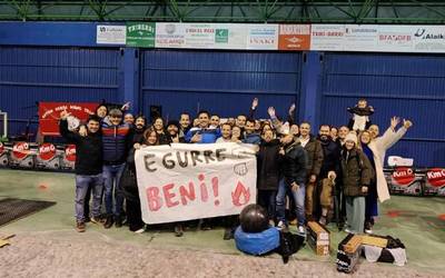 Eneko Bilbao gailendu zaio Beñat Amaderi Urdulizen