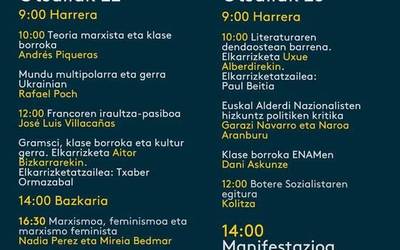 Ikasle Abertzaleak taldeak Herri Unibertsitate Nazionala antolatu du Leioako EHUn