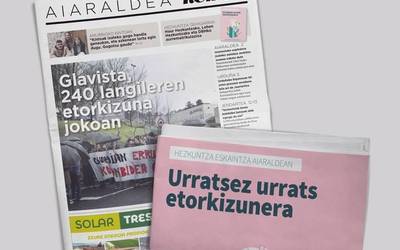 Hezkuntza gehigarri bereziarekin, kalean da Aiaraldea Hemen hamabostekariaren zenbaki berria