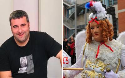 Ibai Zangitu: "Ideia entzun ahalaz bat izan genuen argi aurtengo mozorroa 'Oñatiko primadia' izan behar zela"