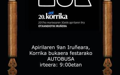 Autobus zerbitzu bi, Korrika 20ra