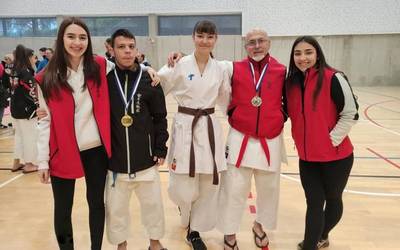 Hainbat domina eskuratu ditu Anaitasuna Kanku elkarteak Gipuzkoako Karate Txapelketan