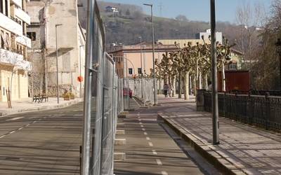 Abian dira Porteriako eraikinen eraispenerako prestakuntza lanak