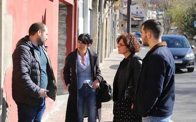 Bergaran martxan jarritako proiektuak ezagutu ditu Maddalen Iriartek