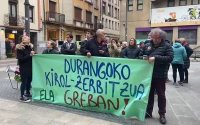 [BIDEOA]: Durangoko kirol monitoreen greba osoko bilkurara ailegatu da